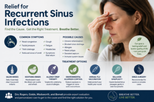 Multifocal treatment for sinusitis